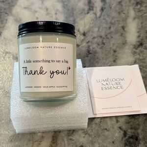 Lumeloom Soy Scented Candle Thank you!